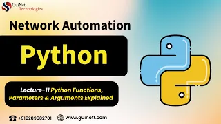 Lecture-11 Python Functions Parameters Arguments Explained