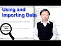 Using and Importing Data Stata Tutorials Topic 22