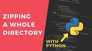 How to zip a directory - 1 Minute Python Tutorial