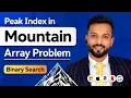 Peak Index in a Mountain Array Leet Code Question DSA using Python