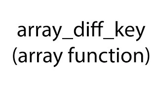 array - diff
