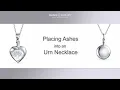 How To Place Ashes Into a Cremation Urn Necklace