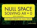 Constructing the Null Space with Examples