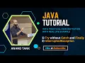 Java Tutorial OOP Basics - Exception Handling