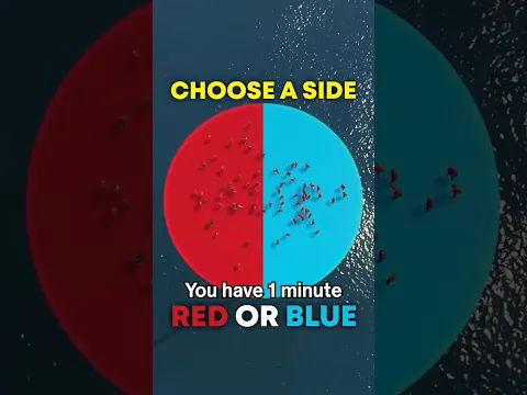 Choose a side… 🔴🔵💥