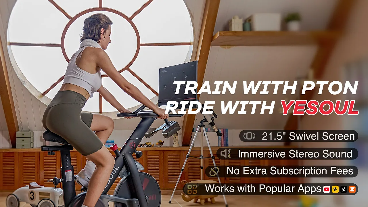 YESOUL FITNESS — Yesoul Screen Bike — Workout Anytime, Anywhere (YouTube video ad)