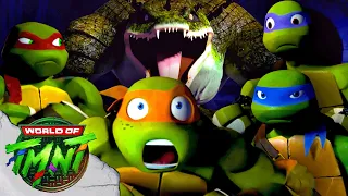 Ninja Turtles Team Up with a Gator Dude! 🐊 TMNT (2012) | TMNT