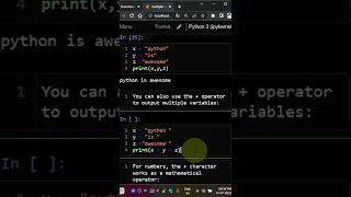 assign multiple variables python tamil