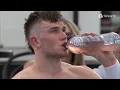 Jack Draper shirtless in Adelaide