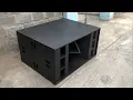 Download Lagu Professional dual subwoofer cabinet  _ 18 inch speaker cabinet design
