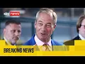 Nigel Farage wins Clacton by-election but doesn t attend count Sky News coverage