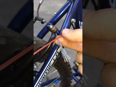 Cyclists, this Zip Tie Trick will Help You Easily Fix Broken Bike Cable Ends #bike #tips #tricks