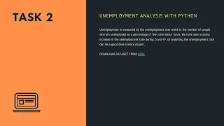 UNEMPLOYMENT ANALYSIS DATA SCIENCE INTERN OASIS INFOBYTE