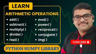 ARITHMETIC OPERATIONS ON ARRAYS IN NUMPY - PYTHON PROGRAMMING