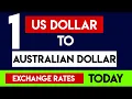 AUSSIE DOLLAR RATE TODAY 1 USD TO AUD