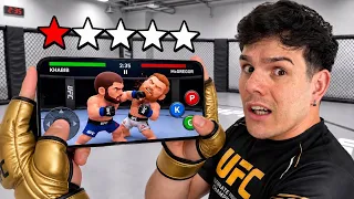 Probé Los Peores Juegos de UFC para Movil