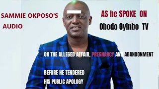 sammie okposo speaking before confessing about affair and american lady pregnancy