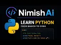 Python Tutorial for Beginners First Python Program in Hindi Episode 1