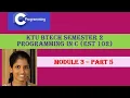 strcpy strlen strcmp functions KTU BTech Semester 2 Programming in C EST 102 3 - Part 5