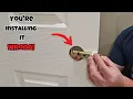 How to Install a Kwikset Door DIY Door Handle Installation Tips Tools