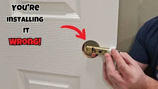 How to Install a Kwikset Door DIY Door Handle Installation Tips Tools