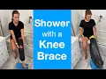How to Shower with a Knee Brace or Full Leg Cast Full Leg Cast Cover