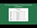 Assignment 50 - Let s solve Assignment 50 from 50 ms excel assignments