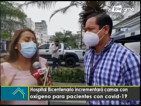 Hospital bicentenario incrementará camas con oxígeno para pacientes con covid-19