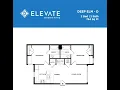 D1 floor plan at Deep Elm