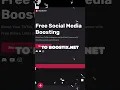 Boost Your Social Media for FREE - Real Followers Likes Views