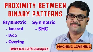 Proximity Between Binary Patterns Symmetric Vs Asymmetric Binary Variable Machine Learning