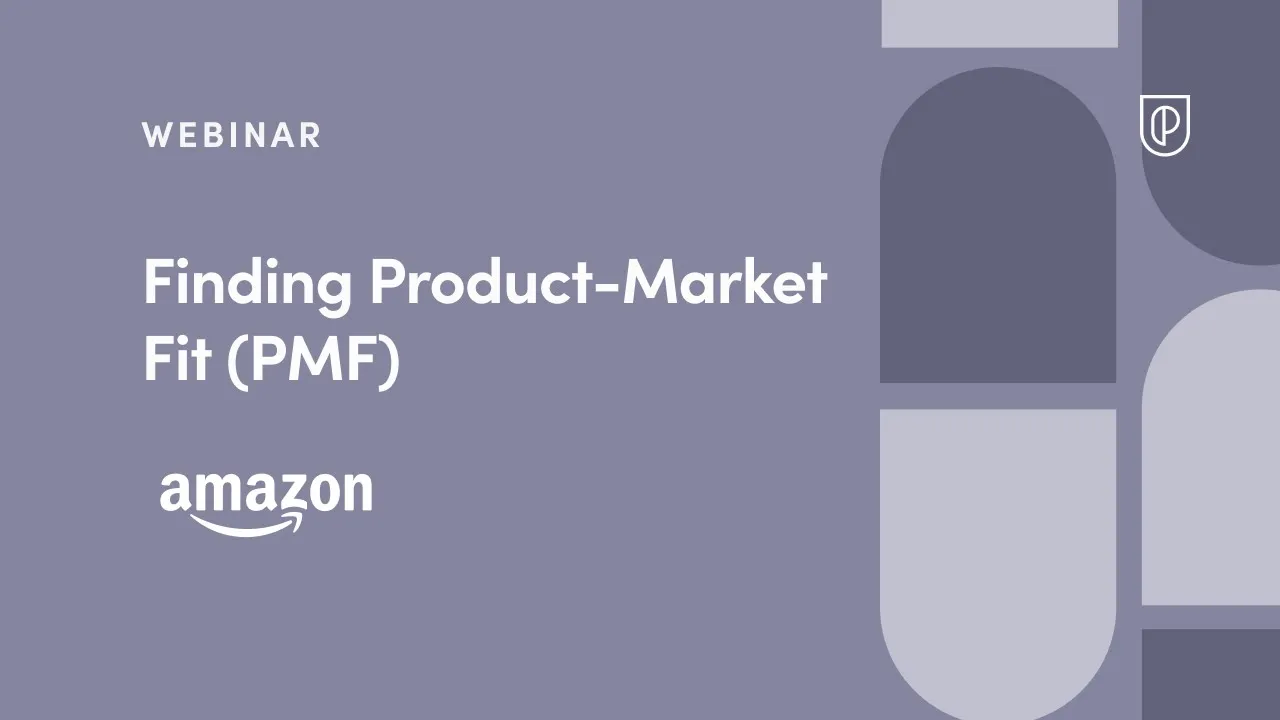 Webinar: Finding Product-Market Fit (PMF) by Amazon Sr PM, Saurav Sharma - YouTube thumbnail