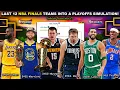 I Put the Last 12 NBA Finals Teams Into a Playoffs 2K25 Simulation