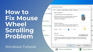 How to Fix Mouse Wheel Scrolling Problem Easy Tutorial