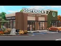 Building a STARBUCKS in Bloxburg Roblox