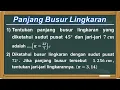 Lagu Menghitung Panjang Busur Lingkaran - Mencari Jari-jari Jika Diketahui Sudut Pusat \u0026 Panjang Busur -