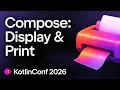 Compose beyond UI Display and Print Salomon Brys
