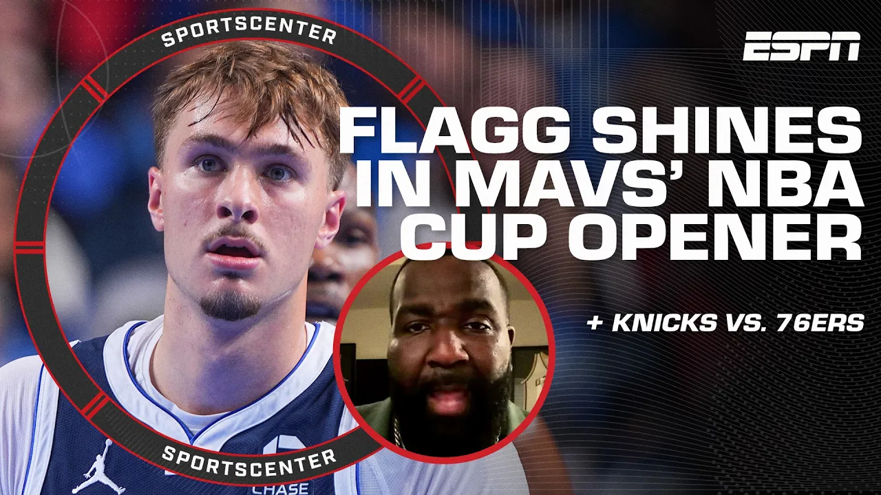 NBA Cup REACTION 🍿 Perk calls Cooper Flagg a TOP-10 PLAYER + 76ers take down Knicks | SportsCenter