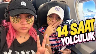 14 SAAT YOLCULUK! ✈️ EVE DÖNÜŞ VLOG