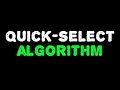Understanding Quick-Select Algorithm Kth Element In An Array Arrays QuickSort