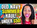 HUGE Old Navy Summer Sale Haul Target Dollar Spot Shop With Me
