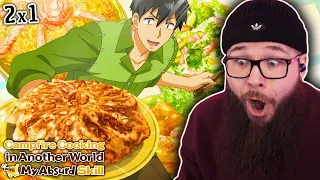 got me hungry again campfire cooking in another world s2 episode 1 reaction