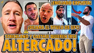¡CAOS EN UFC! ¡JUSTIN GAETHJE ROMPE EL SILENCIO SOBRE SU RETIRO Y STRICKLAND QUIERE IRSE DE UFC!