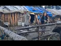 Download Lagu Heavy Rainfall Day In Mountain Village | Traditional Shepherd Lifestyle |