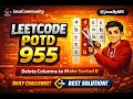 955 Delete Columns to Make Sorted II Java Code Java Community Low Voice Use Headphone