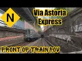 Full Length Front of Train Ride On an R46 N to Coney Island Stillwell Avenue via Astoria Express