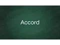 Accord Definition Pronunciation Examples Synonyms