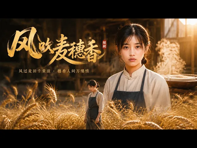 风吹麦穗香