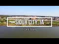 Downtown Sioux City IA - 4K Aerial Tour