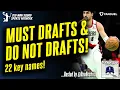 Download Lagu Must-Drafts \u0026 Do Not Drafts | 22 New Steals and Busts in Yahoo Rankings